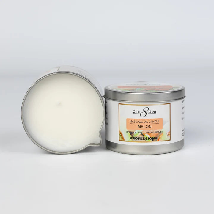 Cre8tion Massage Oil Candles 6oz - MELON