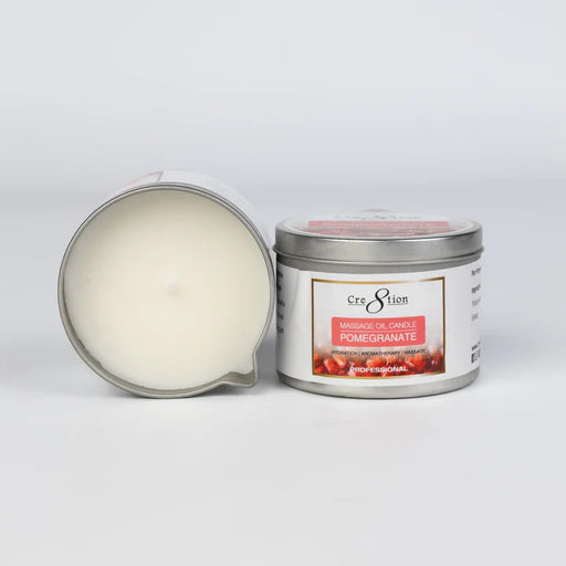 Cre8tion Massage Oil Candles 6oz - POMEGRANATE