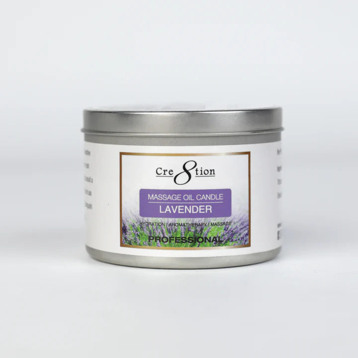 Cre8tion Massage Oil Candles 6oz - LAVENDER