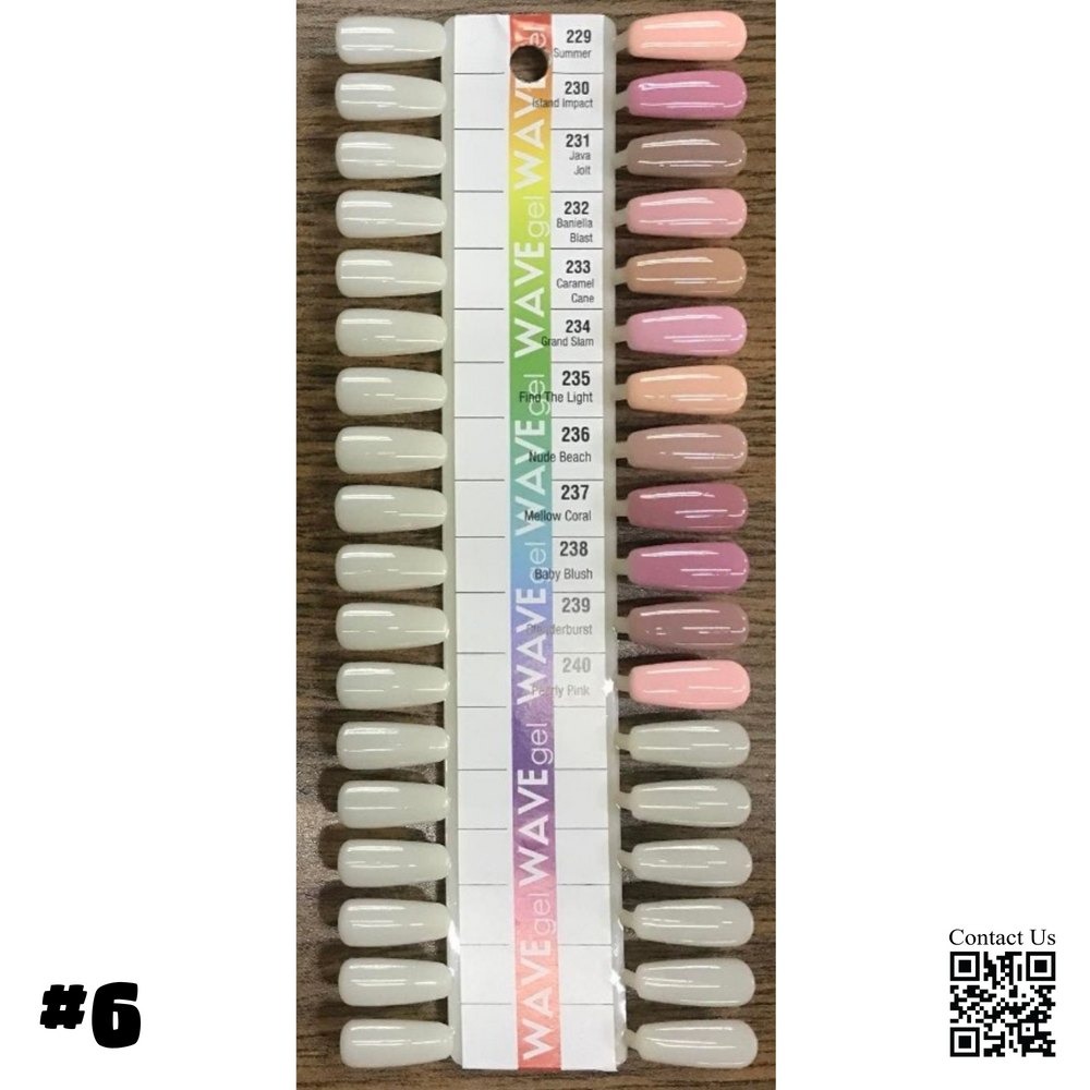 WAVEGEL 4in1 CLASSIC Sample Tip #06, 12 Colors (From #229 To #240)