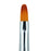Cre8tion Nail Art Oval Gel Brush-Yellow, #06 (Pk: 5 pcs/pack) - SKU 12206