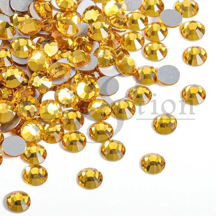 Cre8tion Rhinestone Nail Art - Topaz (Pk: 80 pcs/pack) - SKU 1101-1020