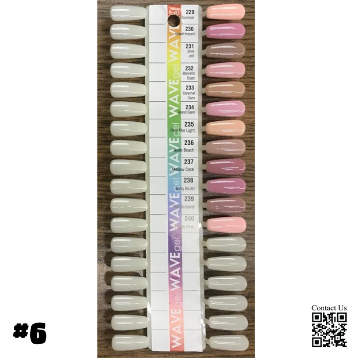 WAVEGEL 4in1 CLASSIC Sample Tip #06, 12 Colors (From #229 To #240)