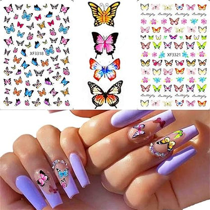 Airtouch Hollo 3D Nail Art Sticker, Butterfly Collection, Full Line Of 31 Design (From BU01 to BU31) OK0910VD