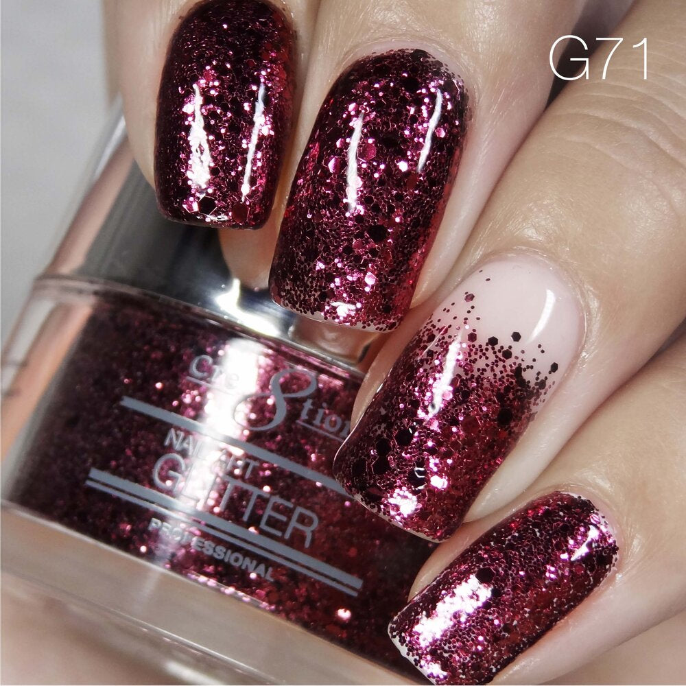 Cre8tion Nail Art 0.5oz (15g), Glitter - 071