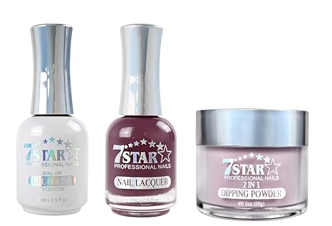 7 Star 3in1 Dipping Powder + Gel Polish + Nail Lacquer, 236