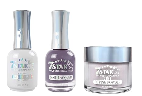 7 Star 3in1 Dipping Powder + Gel Polish + Nail Lacquer, 242