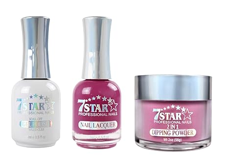 7 Star 3in1 Dipping Powder + Gel Polish + Nail Lacquer, 246