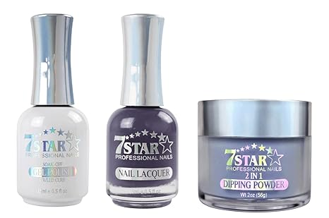 7 Star 3in1 Dipping Powder + Gel Polish + Nail Lacquer, 394