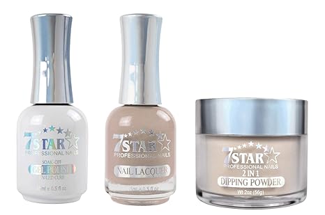 7 Star 3in1 Dipping Powder + Gel Polish + Nail Lacquer, 396