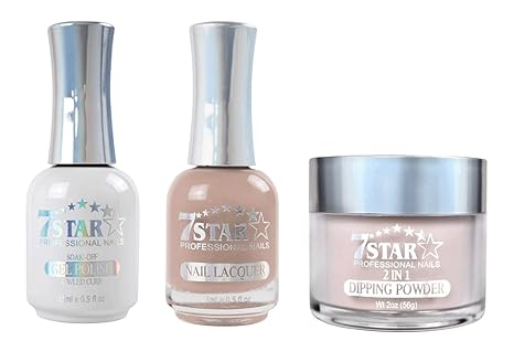 7 Star 3in1 Dipping Powder + Gel Polish + Nail Lacquer, 403