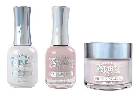 7 Star 3in1 Dipping Powder + Gel Polish + Nail Lacquer, 406