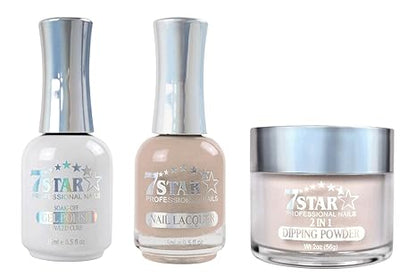 7 Star 3in1 Dipping Powder + Gel Polish + Nail Lacquer, 407