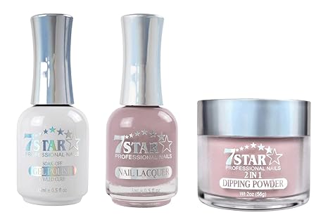 7 Star 3in1 Dipping Powder + Gel Polish + Nail Lacquer, 408