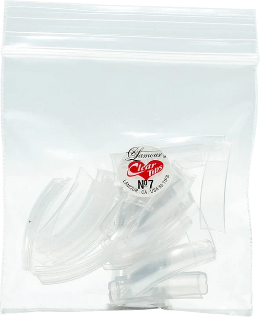 Lamour CLEAR Tips (BIG BAG), #07, 100 bags/Pack, 98371