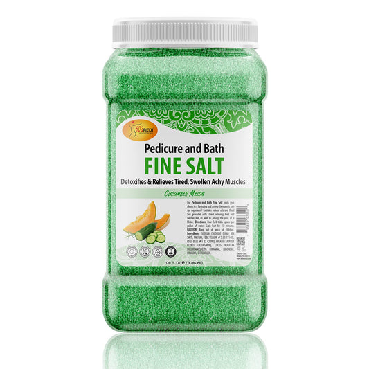 SpaRedi Pedi Bath Fine Salt, Cucumber & Melon, 1Gal, 07350 OK0325MD