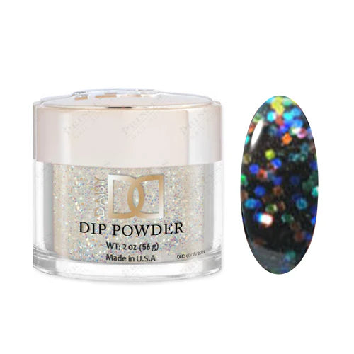 DND 2in1 Acrylic/Dipping Powder, 826, Glitter Overlay Collection, 2oz