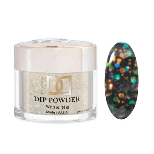 DND 2in1 Acrylic/Dipping Powder, 827, Glitter Overlay Collection, 2oz