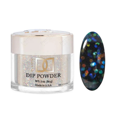 DND 2in1 Acrylic/Dipping Powder, 828, Glitter Overlay Collection, 2oz