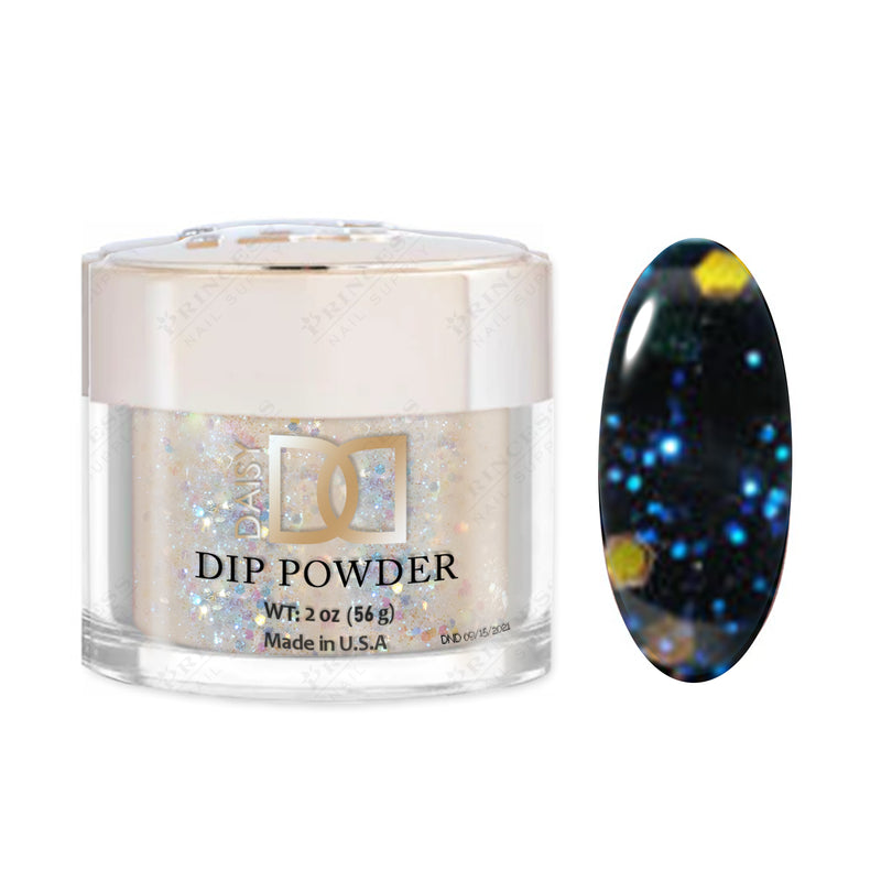 DND 2in1 Acrylic/Dipping Powder, 842, Glitter Overlay Collection, 2oz