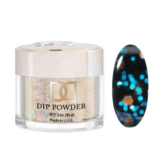 DND 2in1 Acrylic/Dipping Powder, 843, Glitter Overlay Collection, 2oz