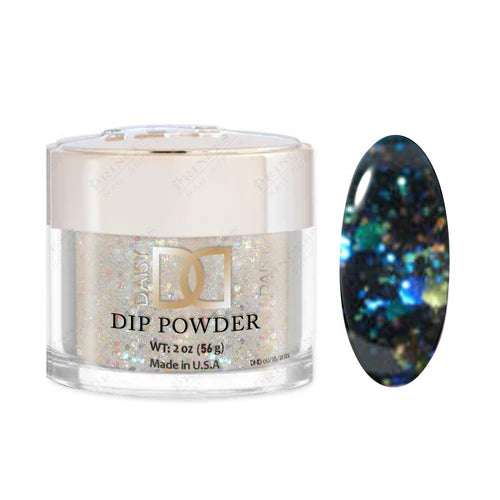 DND 2in1 Acrylic/Dipping Powder, 844, Glitter Overlay Collection, 2oz