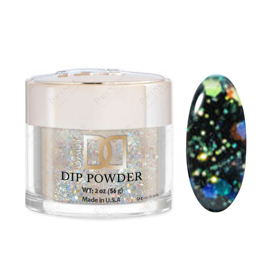 DND 2in1 Acrylic/Dipping Powder, 845, Glitter Overlay Collection, 2oz