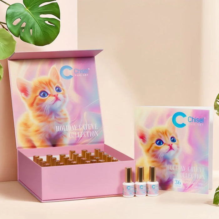 Chisel Holiday Cat Eye Gel Collection Set of 36 Colors