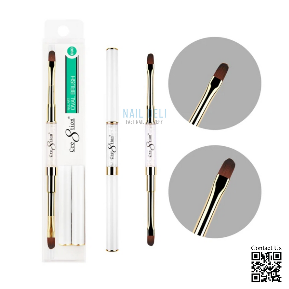 Cre8ion Duo Brush Oval #8 - Oval #10 (Pk: 20 pcs/bag)