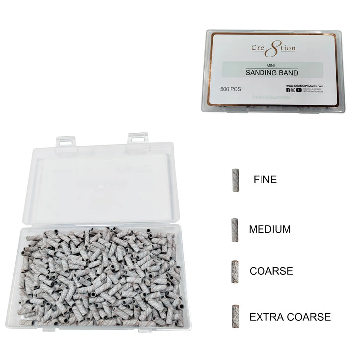Cre8tion Mini Zebra Sanding Band, FINE (Pk: 500 pcs/box, 500 boxes/case)