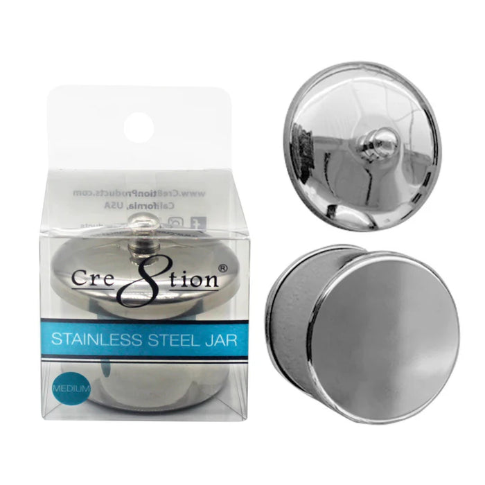 Cre8tion Medium Stainless Steel Jar
