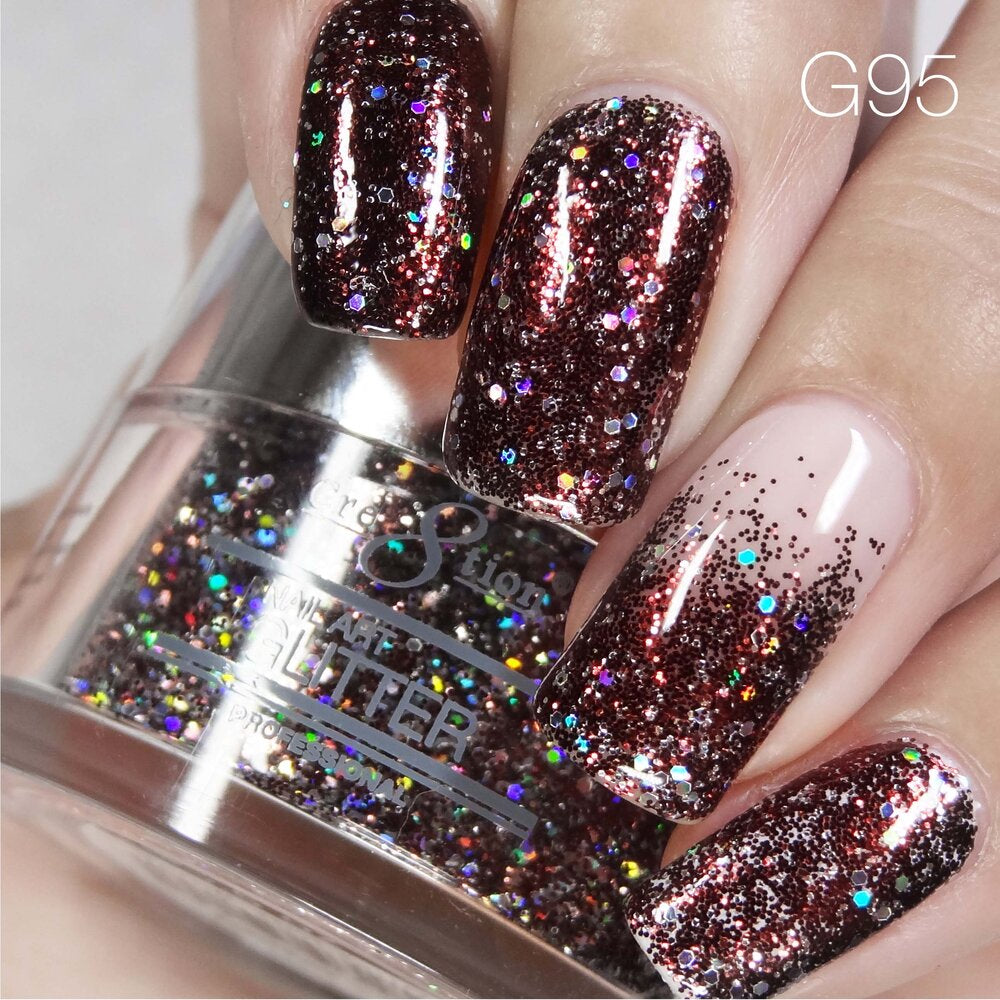 Cre8tion Nail Art 0.5oz (15g), Glitter - 095