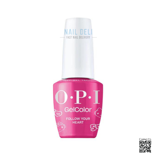 OPI Hello Kitty, Limited Summer Collection Gel, Follow Your Heart HK05