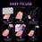 Cre8tion Special Shape Tips Clear (12 Sizes) - ALMOND Short, BOX (Pk: 504 pcs/box, 100 boxes/case)