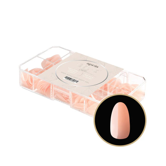 Apres Neutrals Gel-X Tips, Chloe Natural Round Short, N-RS, 57783 (PK: 150pcs/box)