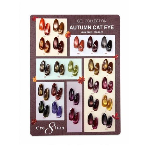 Cre8tion Counter Display Color Chart - Cat Eye Autumn (24 colors) - SKU 37293