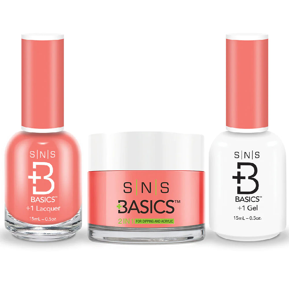 SNS Basics 3in1 Acrylic/Dipping Powder + Gel Polish + Nail Lacquer, 152 OK0928VD