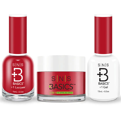 SNS Basics 3in1 Acrylic/Dipping Powder + Gel Polish + Nail Lacquer, 153 OK0928VD