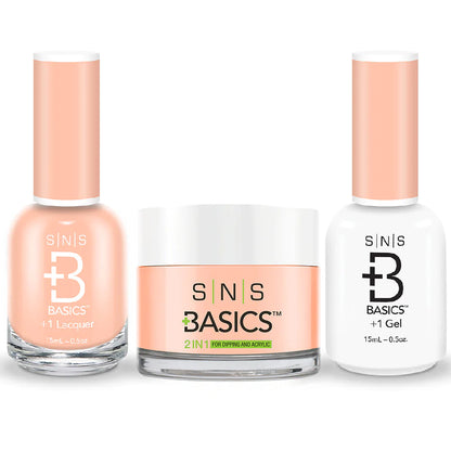 SNS Basics 3in1 Acrylic/Dipping Powder + Gel Polish + Nail Lacquer, 158 OK0928VD