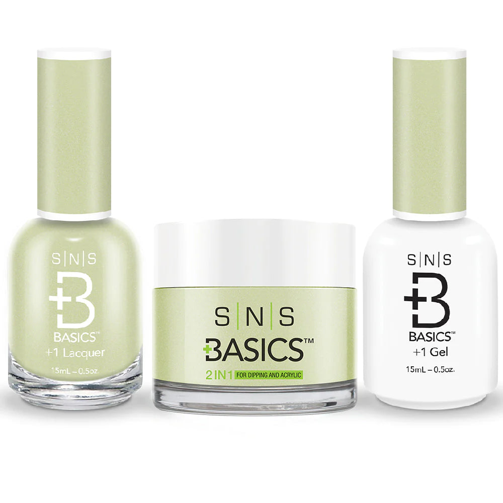 SNS Basics 3in1 Acrylic/Dipping Powder + Gel Polish + Nail Lacquer, 164 OK0928VD