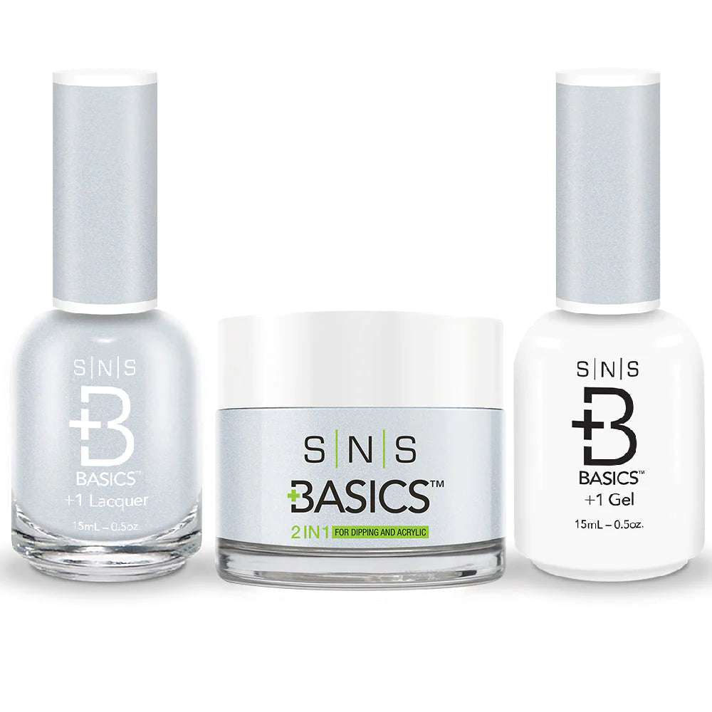 SNS Basics 3in1 Acrylic/Dipping Powder + Gel Polish + Nail Lacquer, 166 OK0928VD