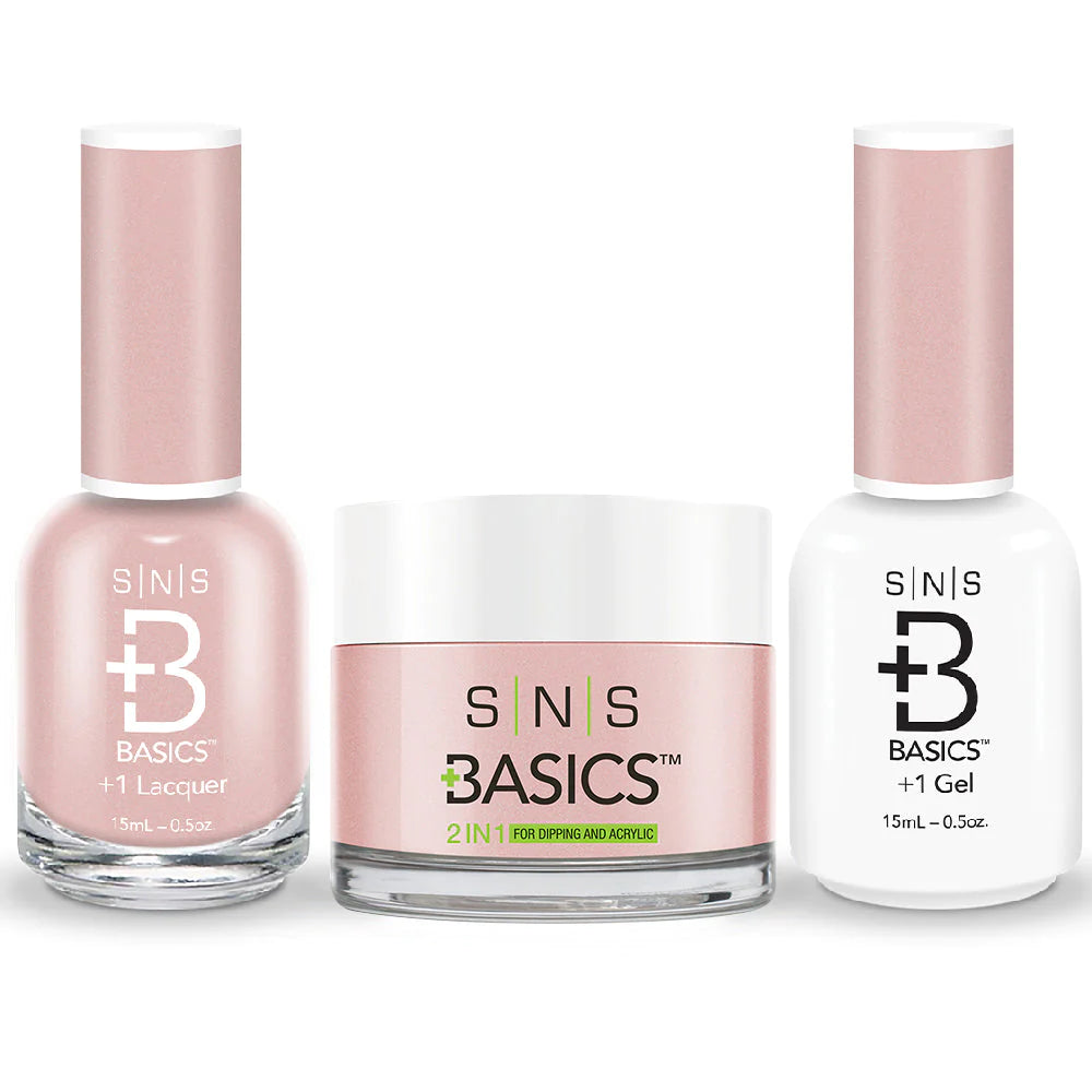 SNS Basics 3in1 Acrylic/Dipping Powder + Gel Polish + Nail Lacquer, 168 OK0928VD