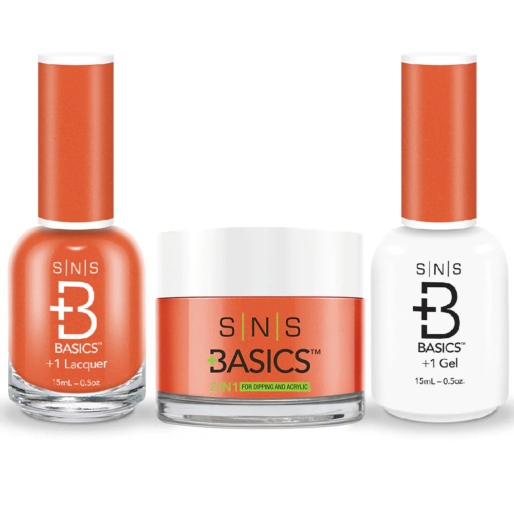 SNS Basics 3in1 Acrylic/Dipping Powder + Gel Polish + Nail Lacquer, 170 OK0928VD