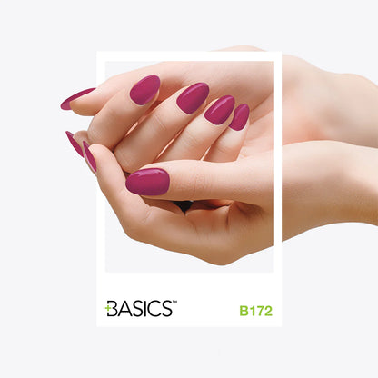 SNS Basics 3in1 Acrylic/Dipping Powder + Gel Polish + Nail Lacquer, 172 OK0928VD