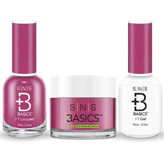 SNS Basics 3in1 Acrylic/Dipping Powder + Gel Polish + Nail Lacquer, 172 OK0928VD