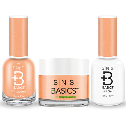 SNS Basics 3in1 Acrylic/Dipping Powder + Gel Polish + Nail Lacquer, 173 OK0928VD