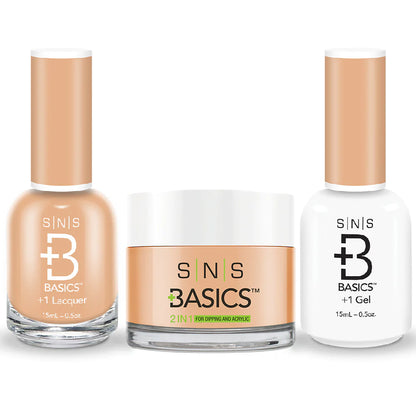 SNS Basics 3in1 Acrylic/Dipping Powder + Gel Polish + Nail Lacquer, 174 OK0928VD