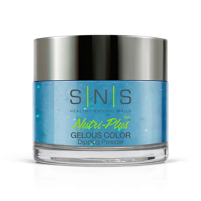 SNS Gelous Dipping Powder, BM18, Teal Thistle, 1.5oz OK0521VD