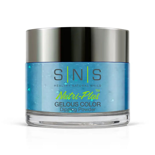 SNS Gelous Dipping Powder, BM18, Teal Thistle, 1.5oz OK0521VD