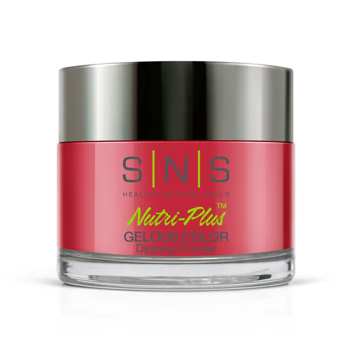 SNS Gelous Dipping Powder, BOS04, Crimson Ribbon, 1.5oz OK0521VD